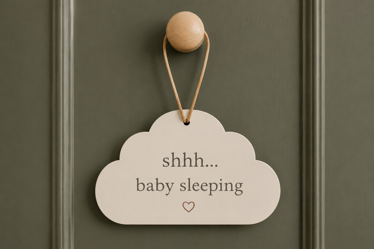 Shhh, baby sleeping bordje